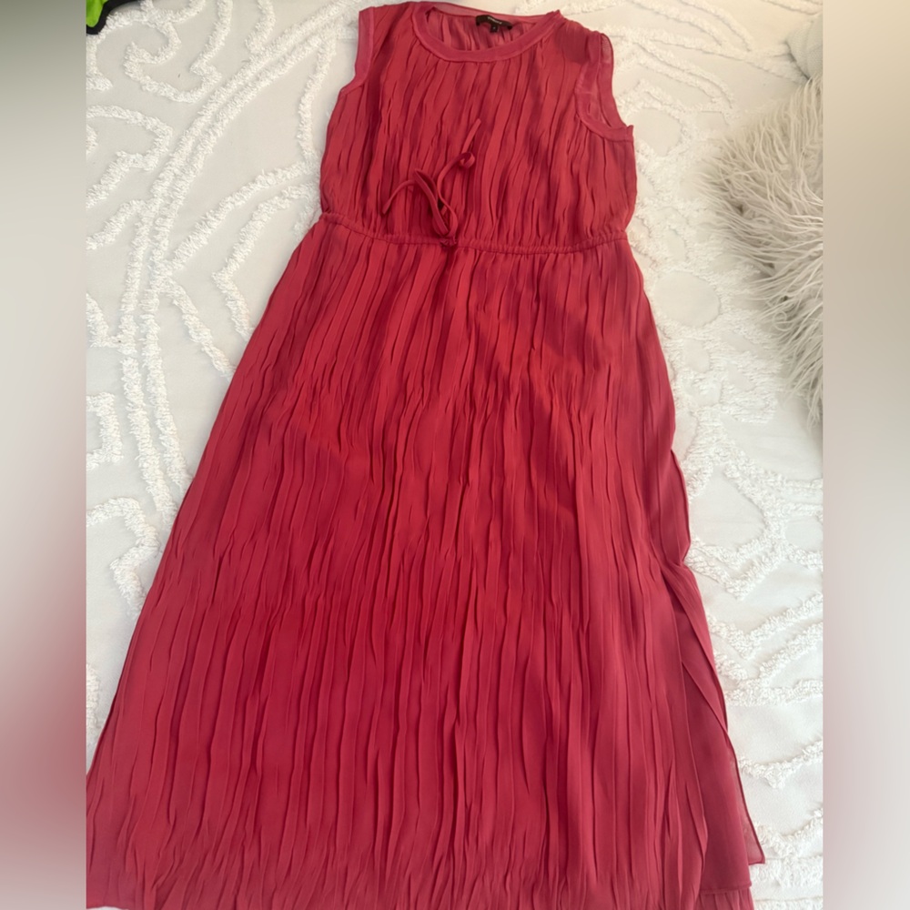 Theory Rose Pleated Dress